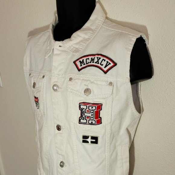 Vintage Denim Jacket Vest (RARE) - Picture 2 of 7